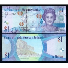 Каймановы острова 1 доллар 2010г.